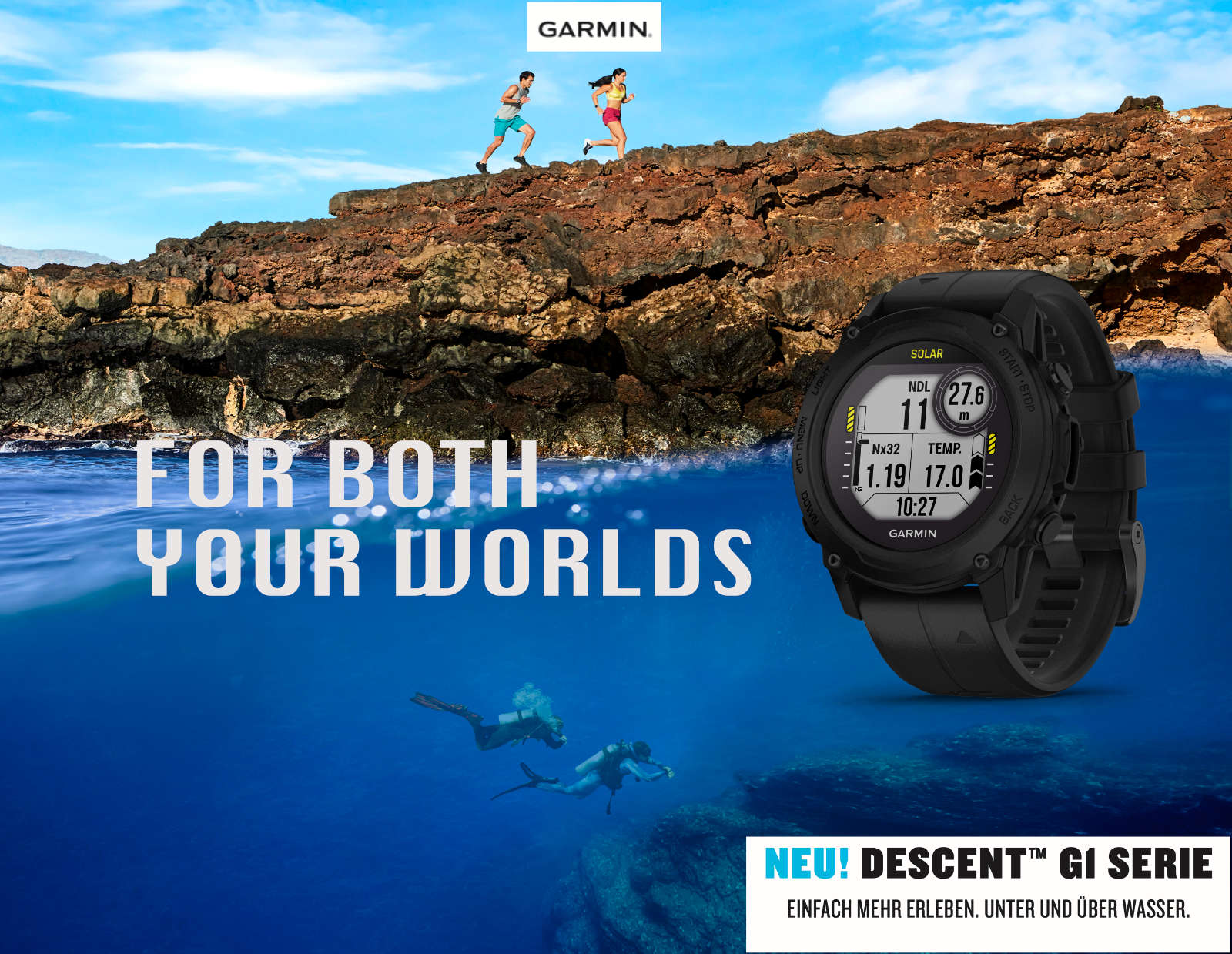 Der neue Garmin Descent G1 für beide Welten