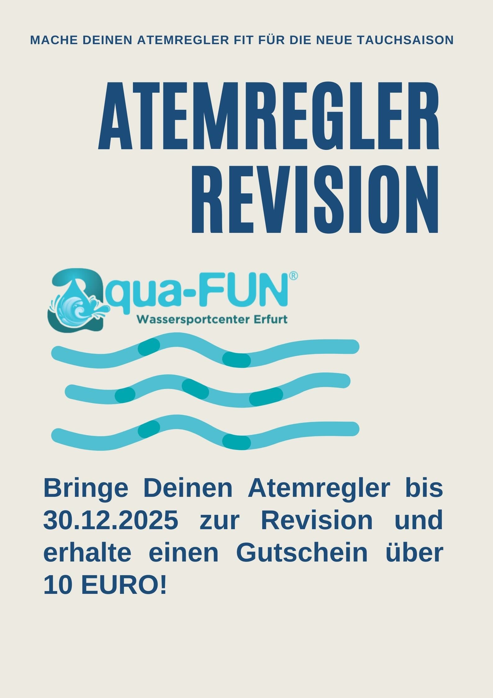 Mache jetzt Deinen Atemregler fit für Deinen nächsten Tauchurlaub