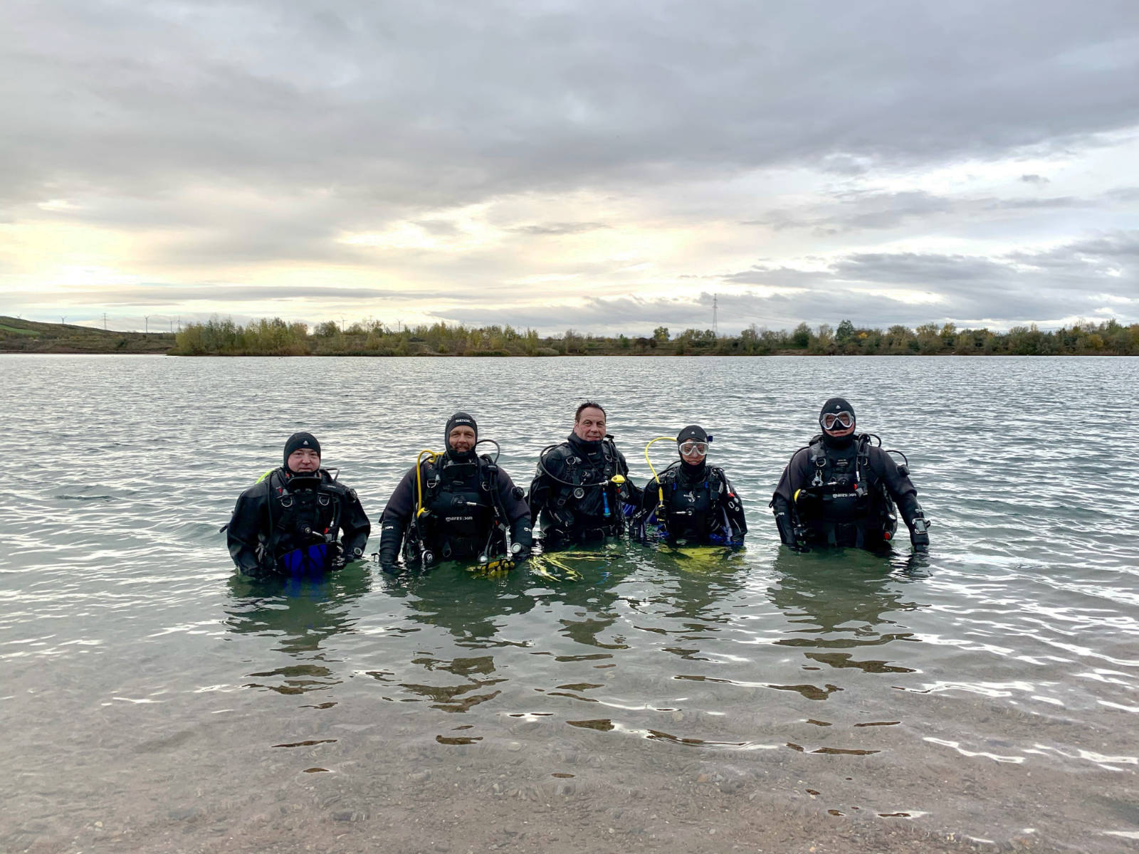 Trockentauchen mit aqua-FUN® Erfurt im Klingesee 01.11.2020