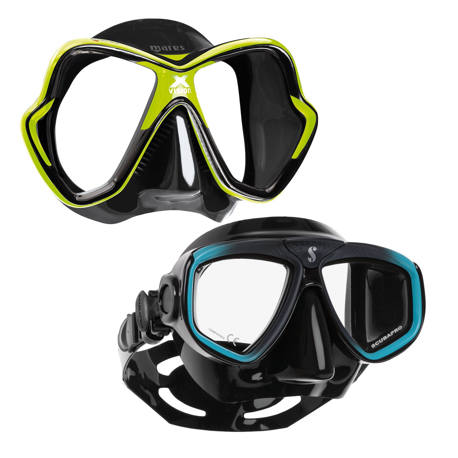 Tauchmaske mit optischen Gläsern sofort zum mitnehmen