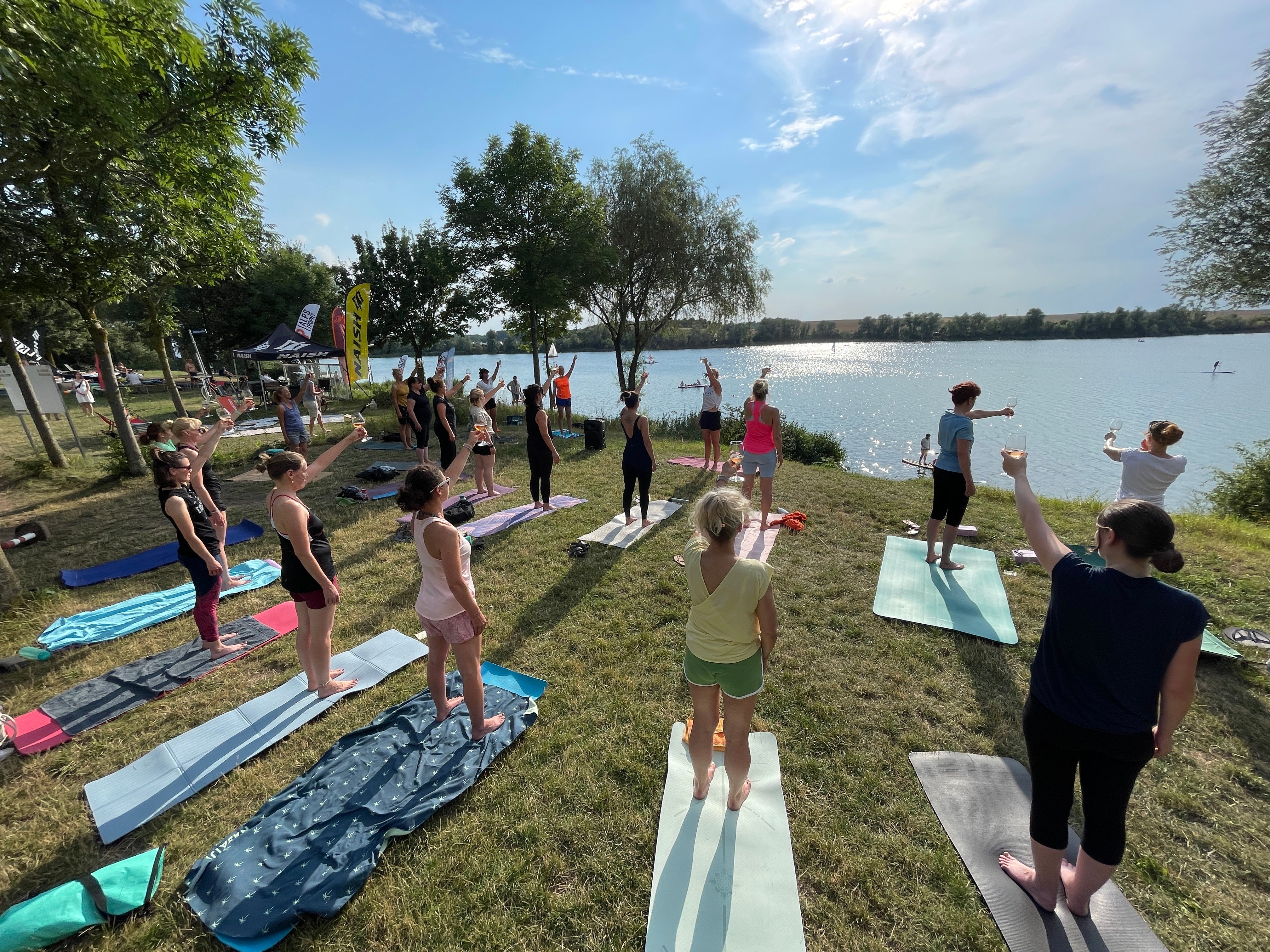 Yoga & Wine Vol. 4 - erst Yoga, dann Weinverkostung
