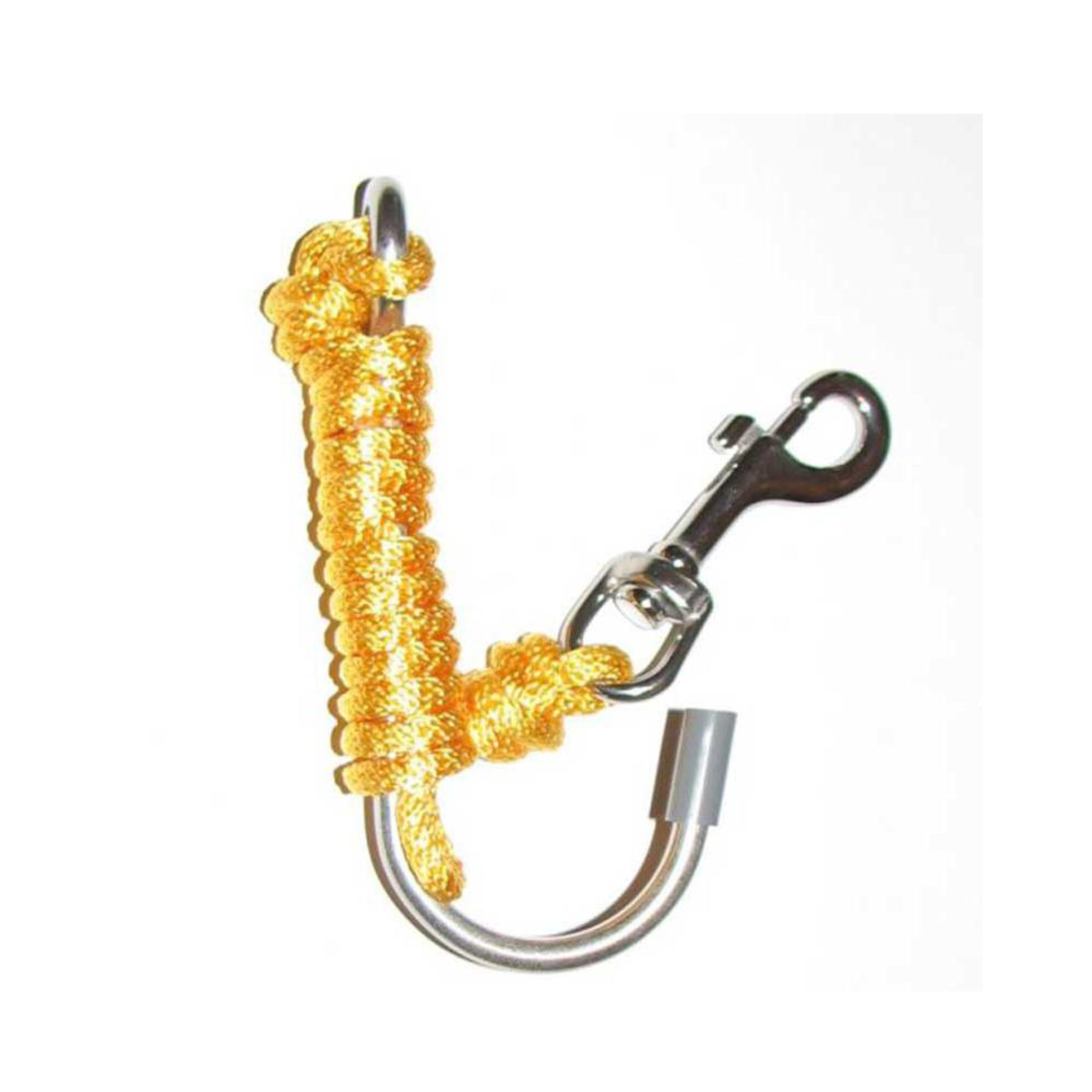 riffhaken aus edelstahl mit 1,5m leine und karabiner