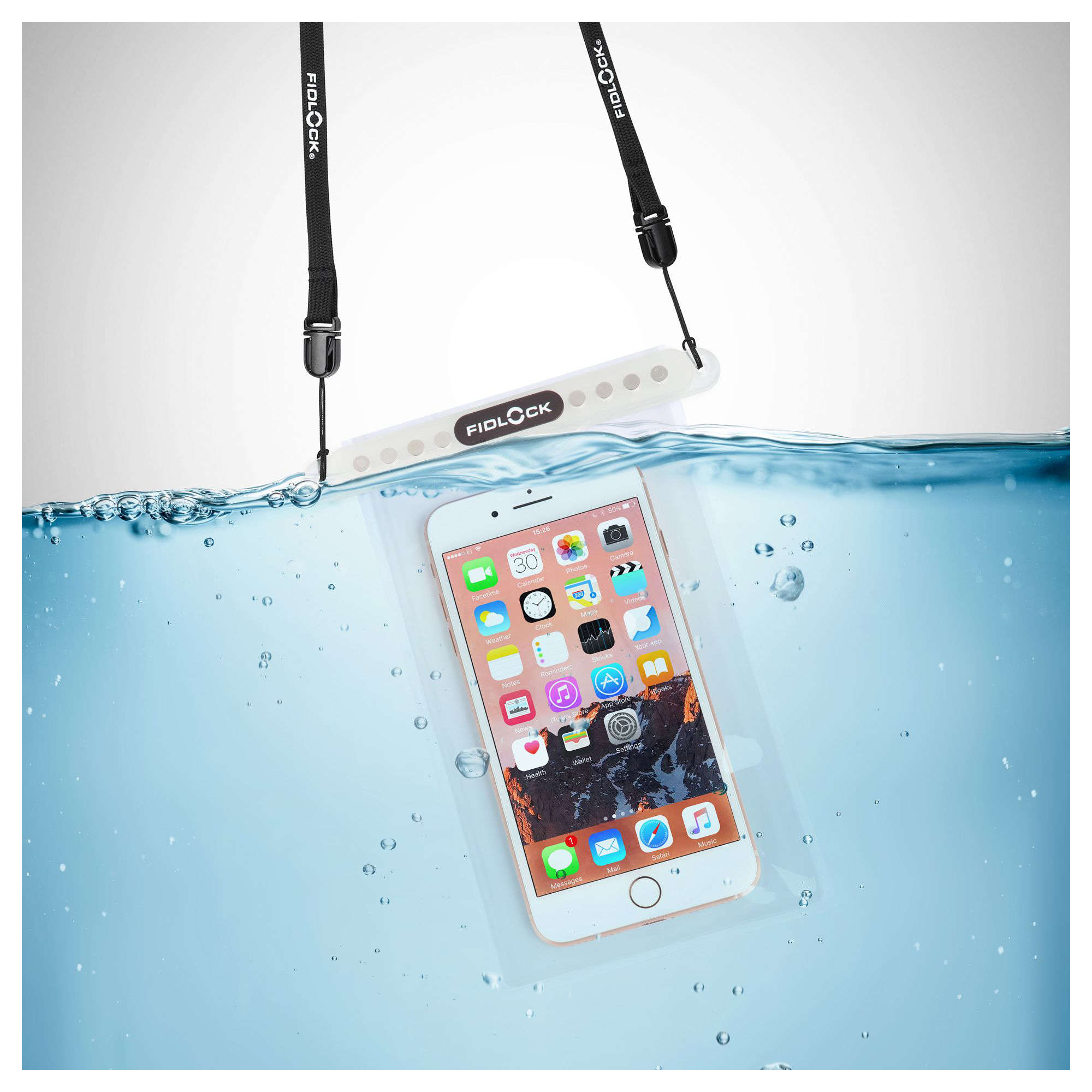 Fidlock Schutzhülle 'Dry Bag Medi' transparent