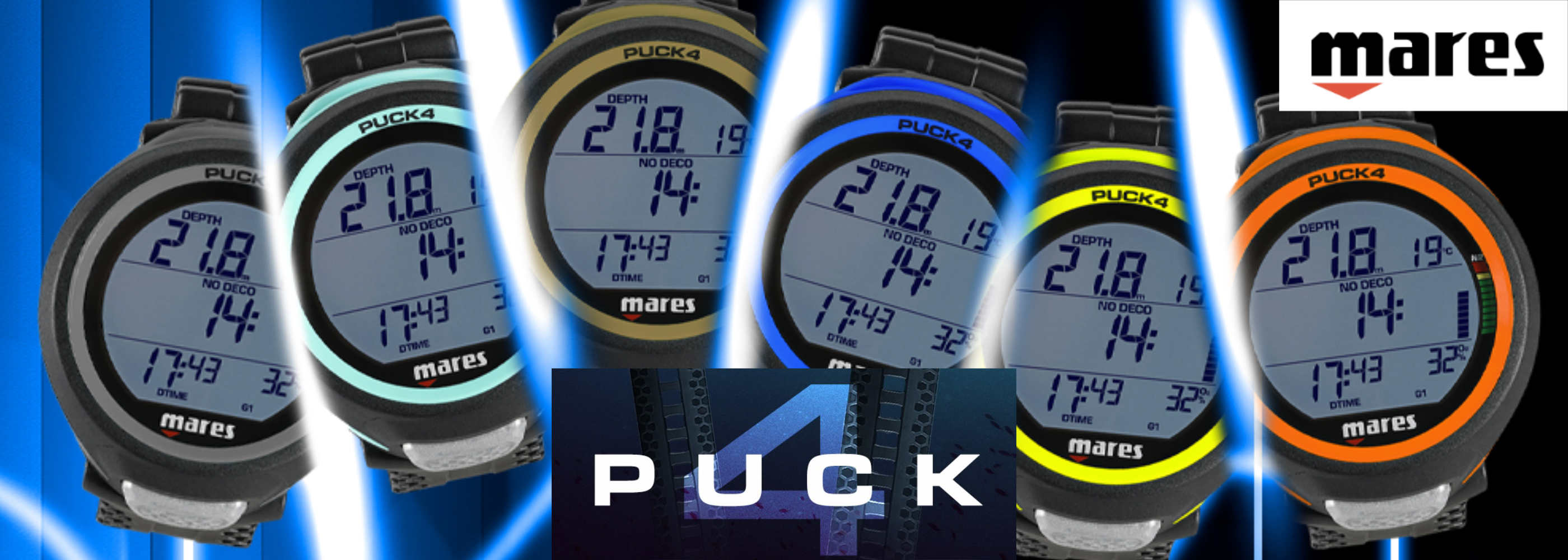 der Puck 4 in tollen Farben von Mares