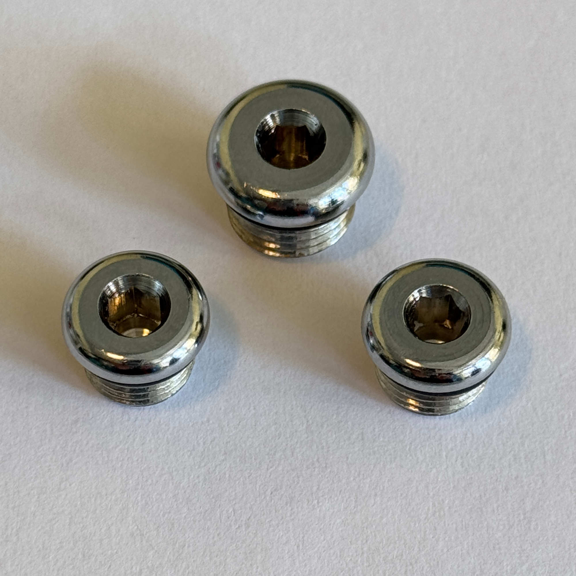 Blindstopfen Set mit O-Ringen für Atemregler 1. Stufe