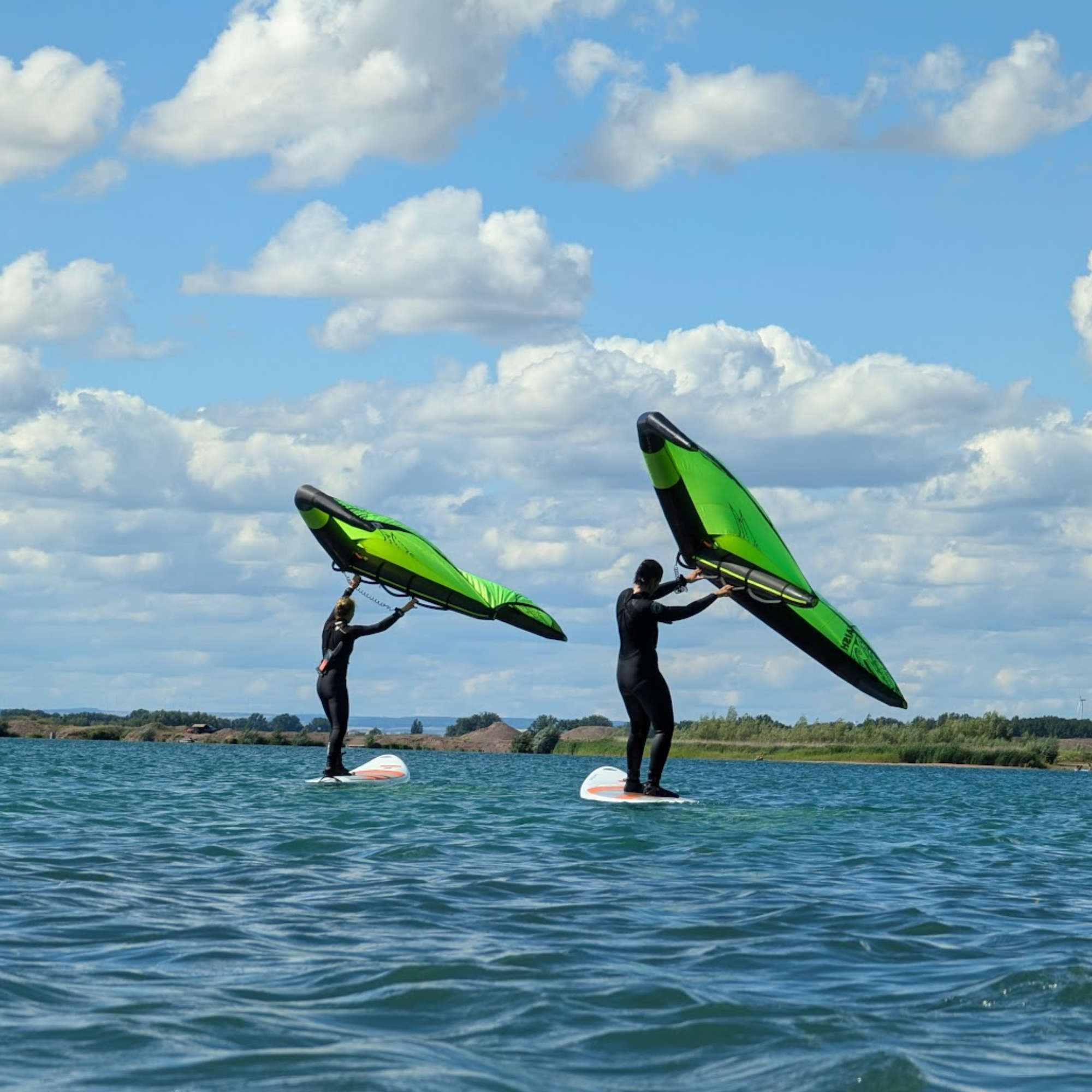 Windsurf Schnupperkurs - Übungenauf dem Wasser
