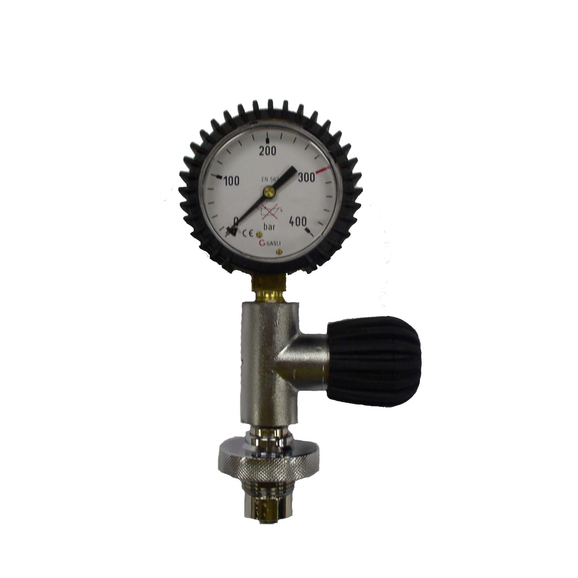 Flaschenprüfmanometer DIN 300 bar