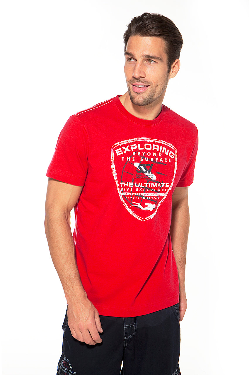 SSI T-Shirt Casual Red S