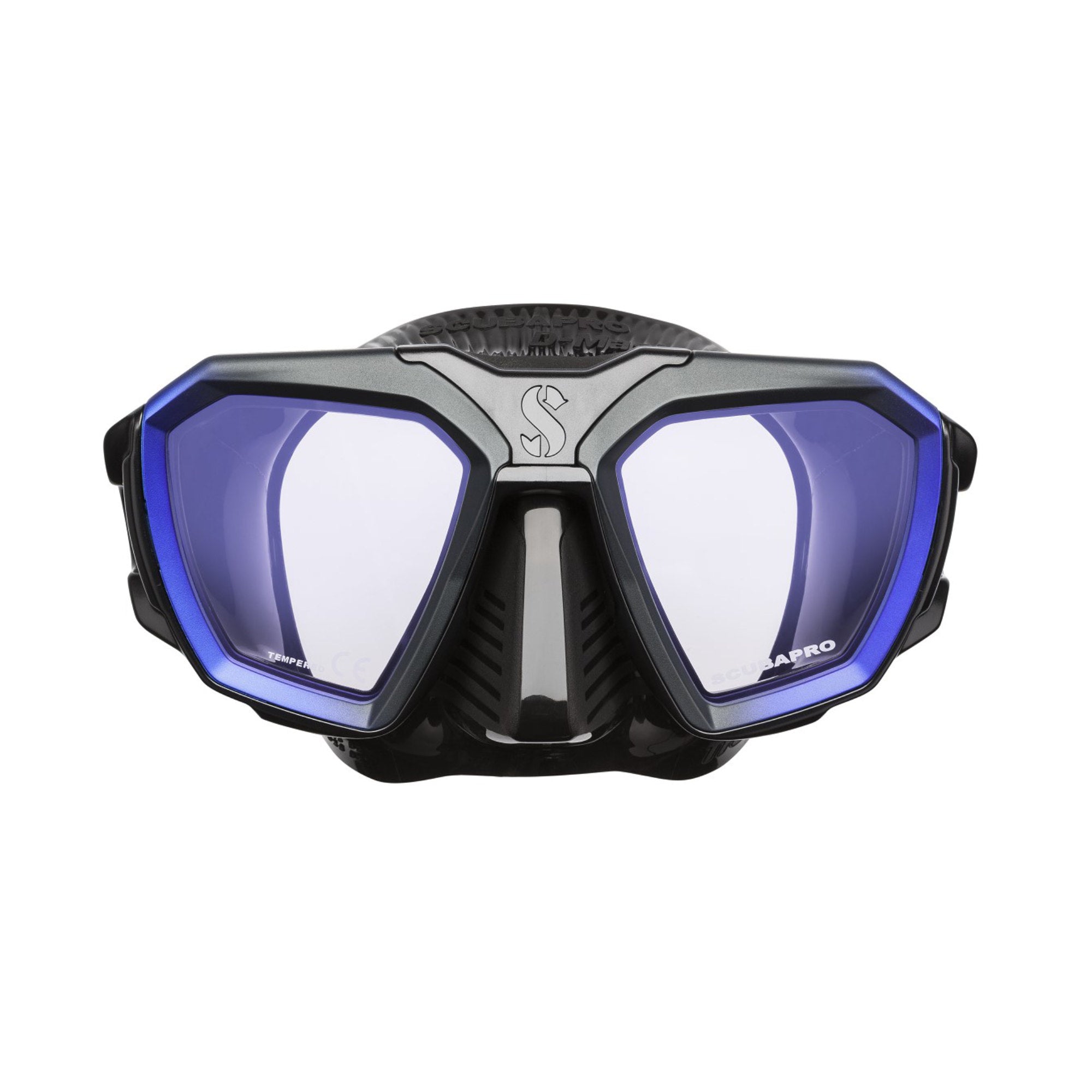 D-Maske blau/schwarz