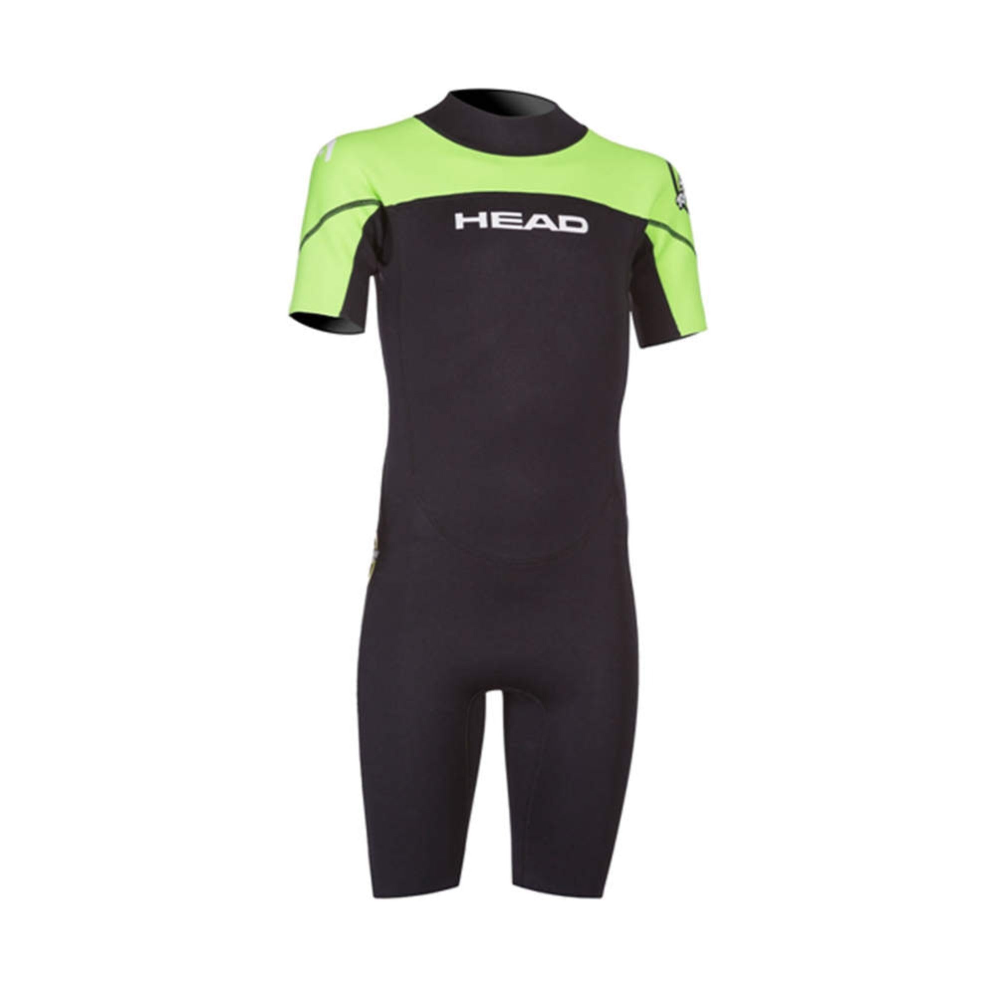 Head Kindershorty Sea Ranger in schwarz/ lime