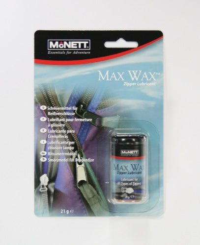 MAX WAX - Wachsstift für Reißverschlüsse