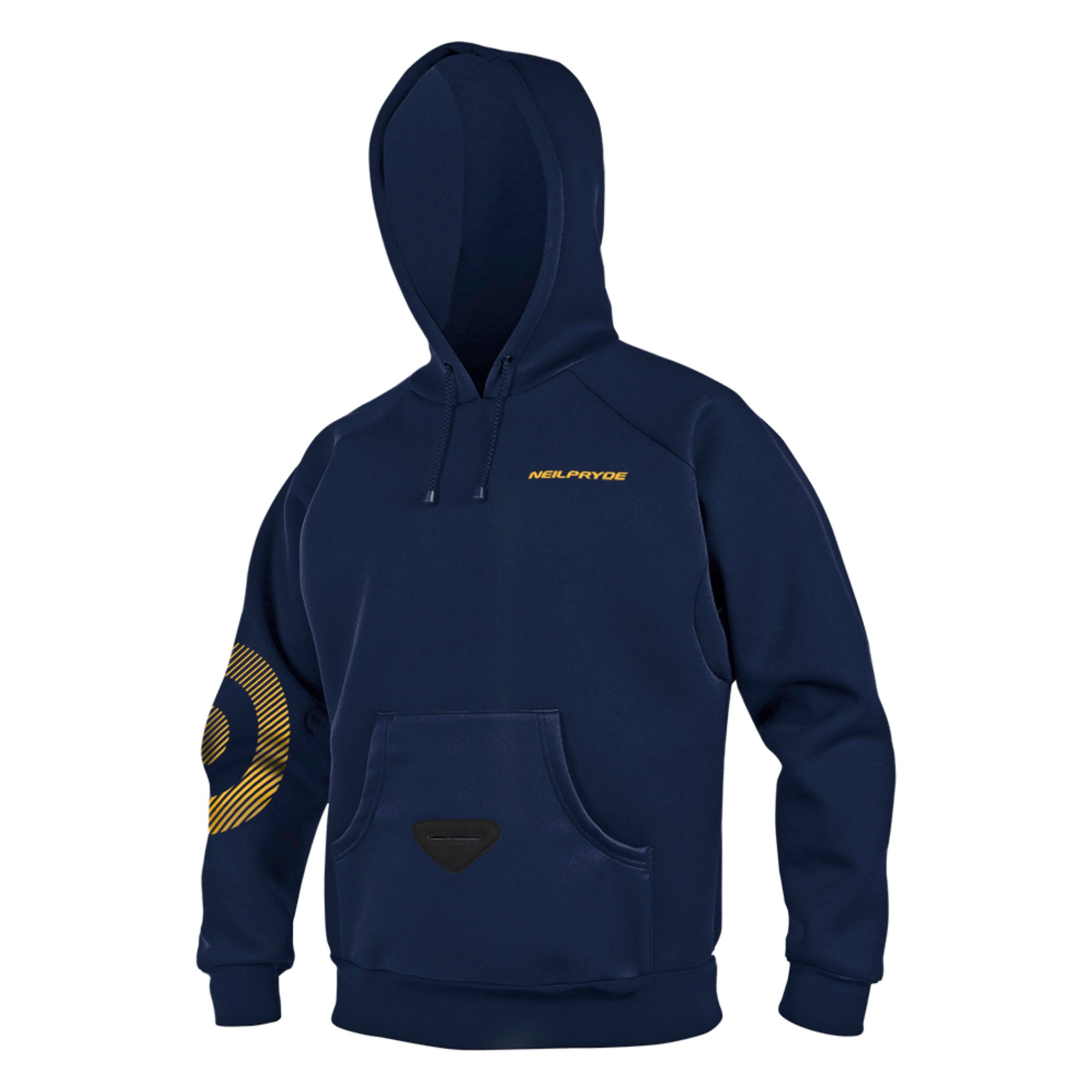 Neo Hoodie navy/gelb