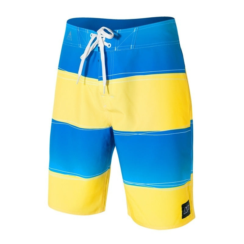 NP Sunset Boardshort yellow-blue 32