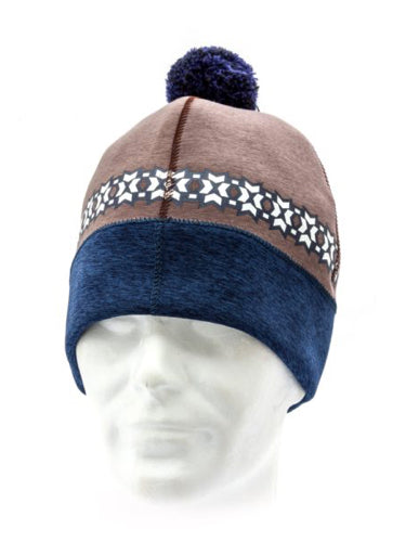 Neopren Beanie Pom Pom
