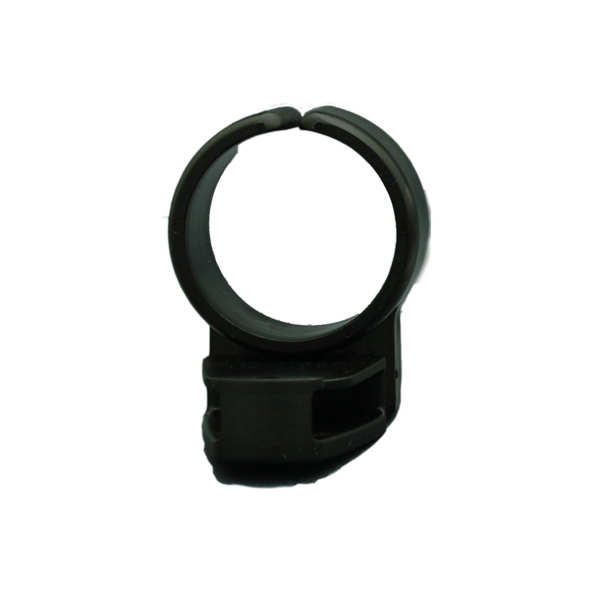 Schnorchelhalter 2-teilig rund schwarz