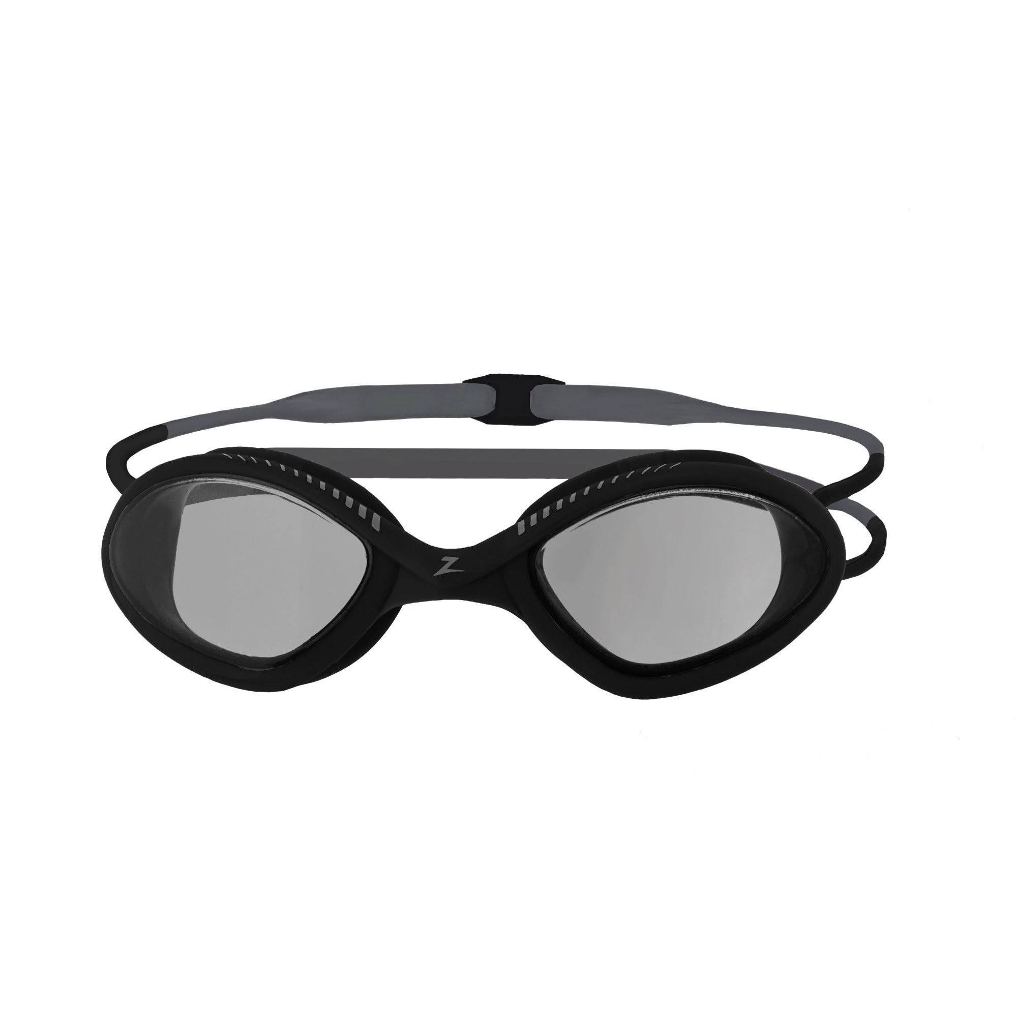 Schwimmbrille Tiger schwarz mit getönten gläsern von Zoggs