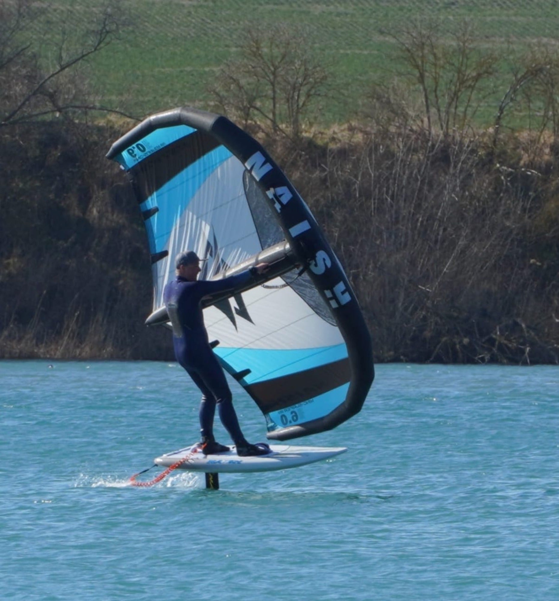 naish wingsurfer mk4 in Aktion 