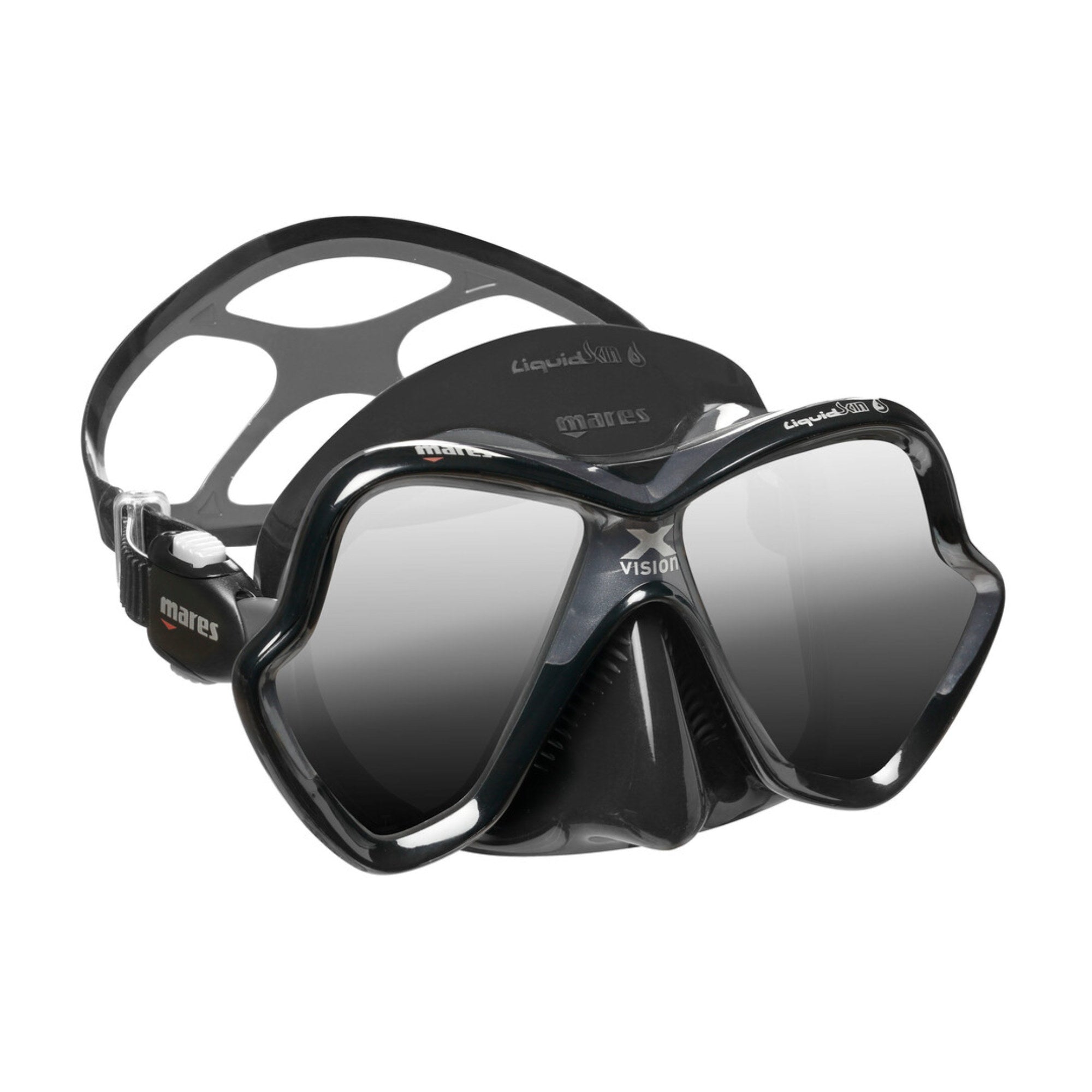 x-vision ultra maske verspiegelt silber von mares