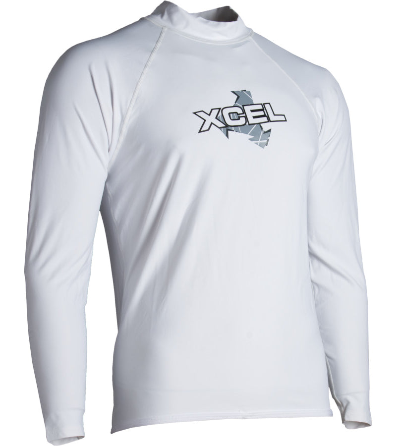 Xcel Lycra Men white Langarm