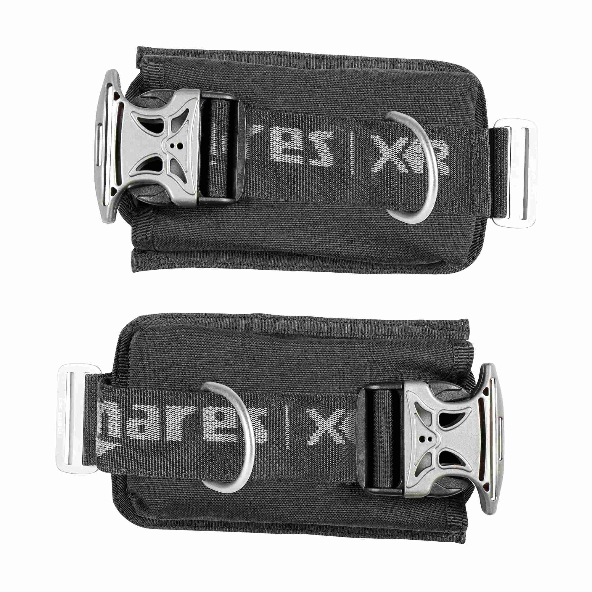 Mares XR Bleitaschen mit Schnalle und Edelstahl D-Ringen