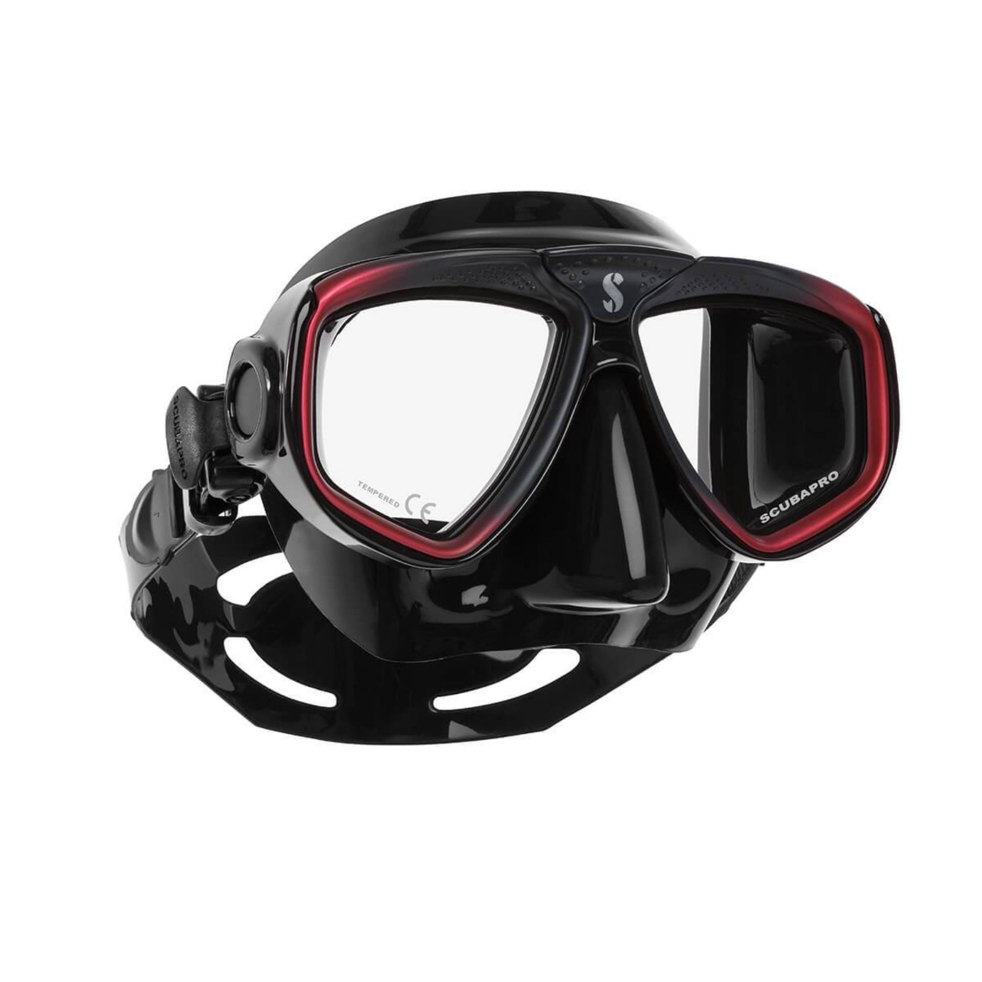 Zoom Maske schwarz rot von Scubapro 