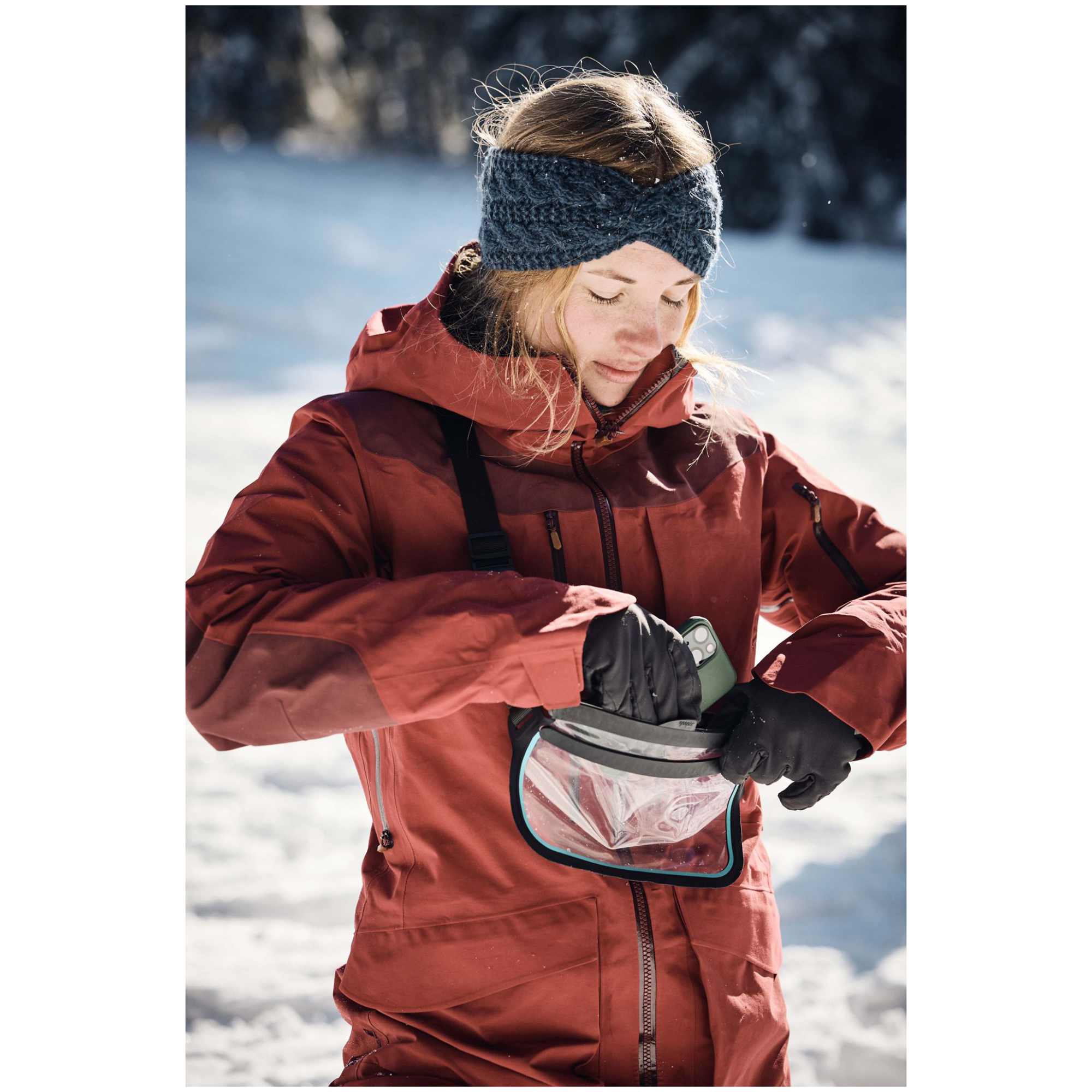 Fidlock Handy Schutzhülle Dry Bag als Hüfttasche