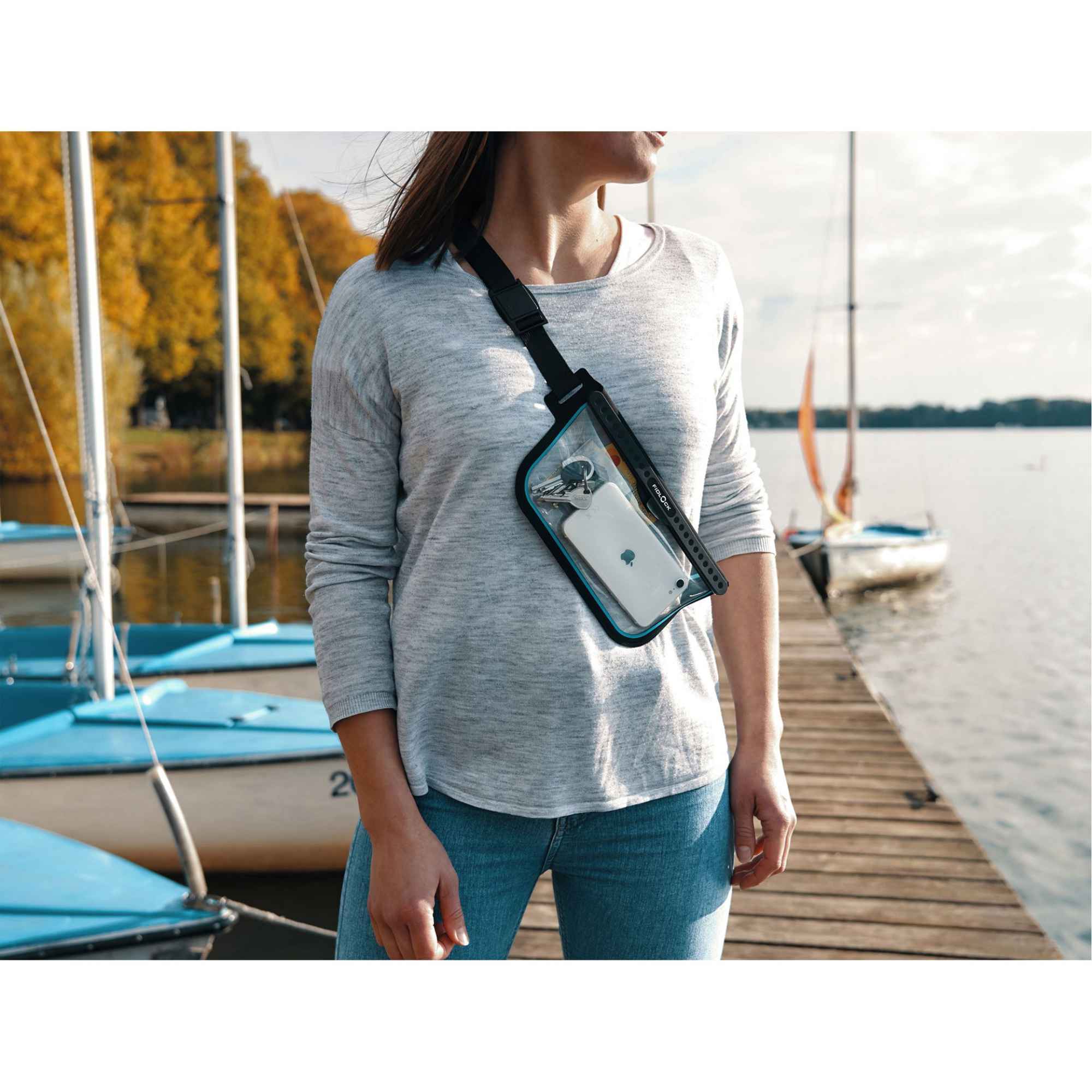 Fidlock Handy Schutzhülle Dry Bag als Hüfttasche