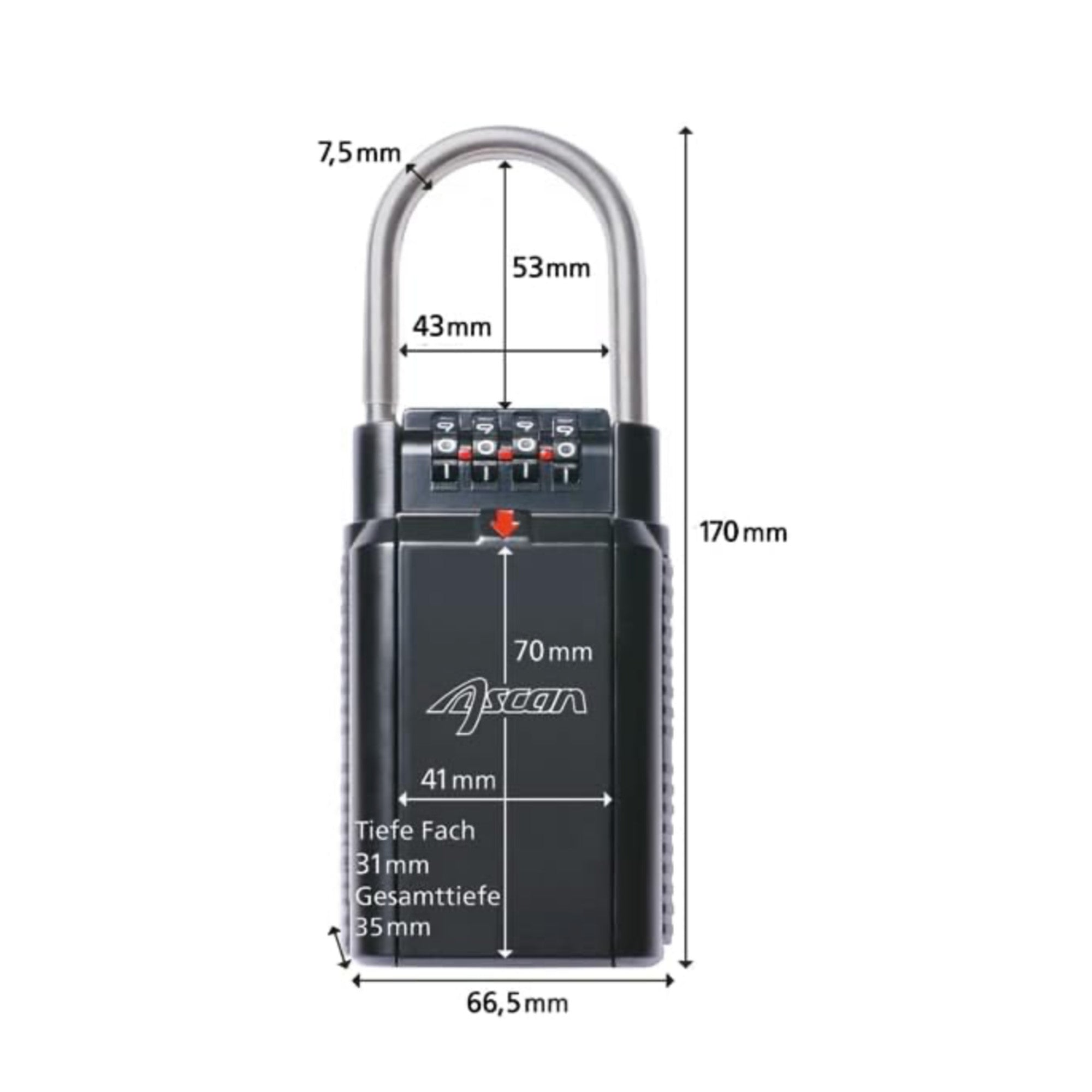 Ascan Key Box Schlüsselaufbewahrung