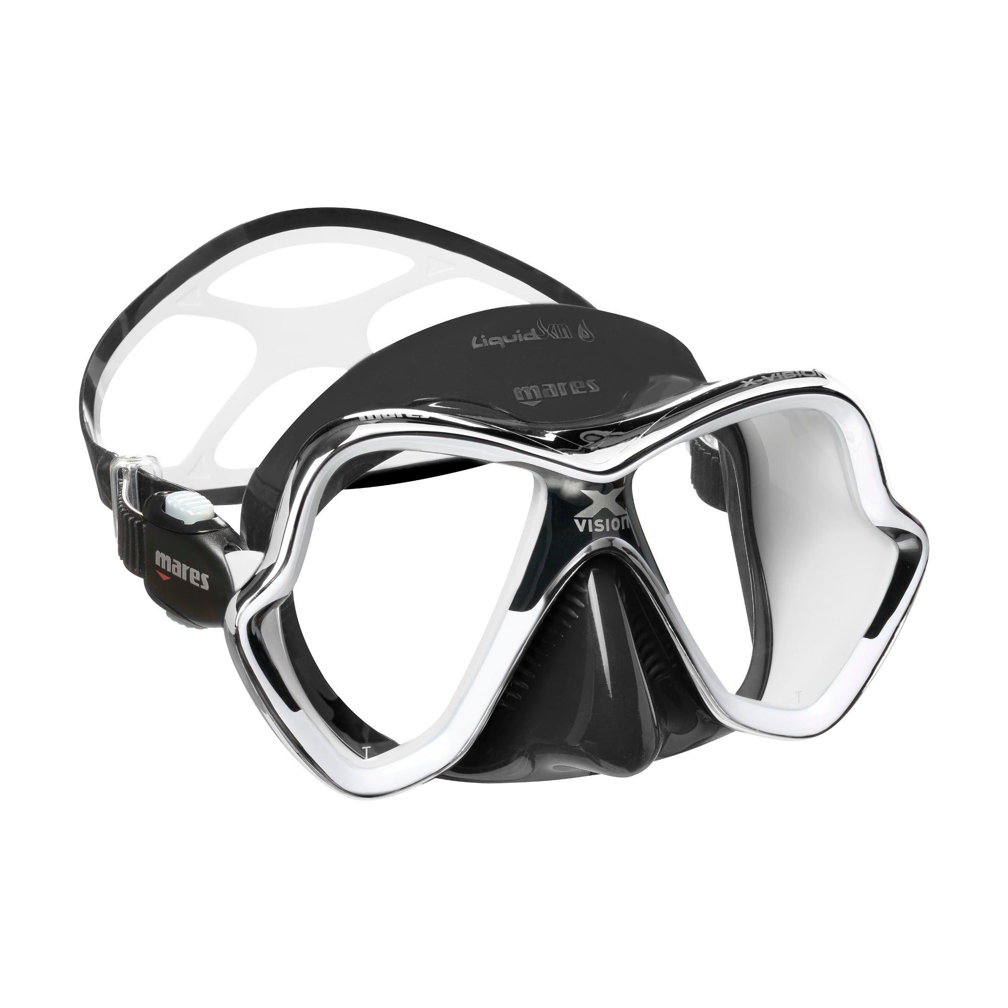 X-Vision Ultra Chrome Tauchmaske von Mares in schwarz/weiss