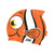 CHARACTER  Cap Junior - Silikonbadekappe für Kinder Motiv Goldfisch orange