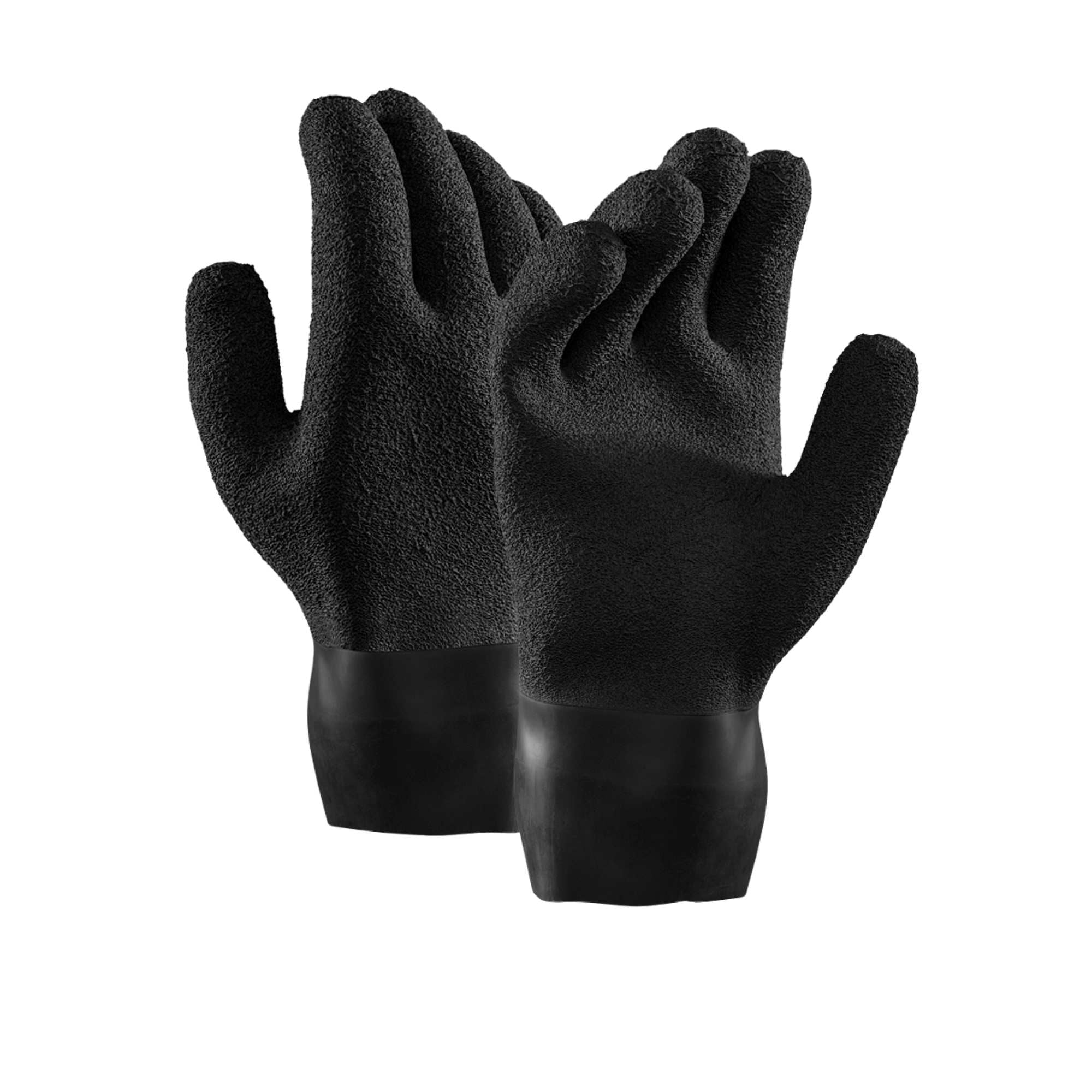 Latex Trockenhandschuhe HD Short mit thermo Handschuhen